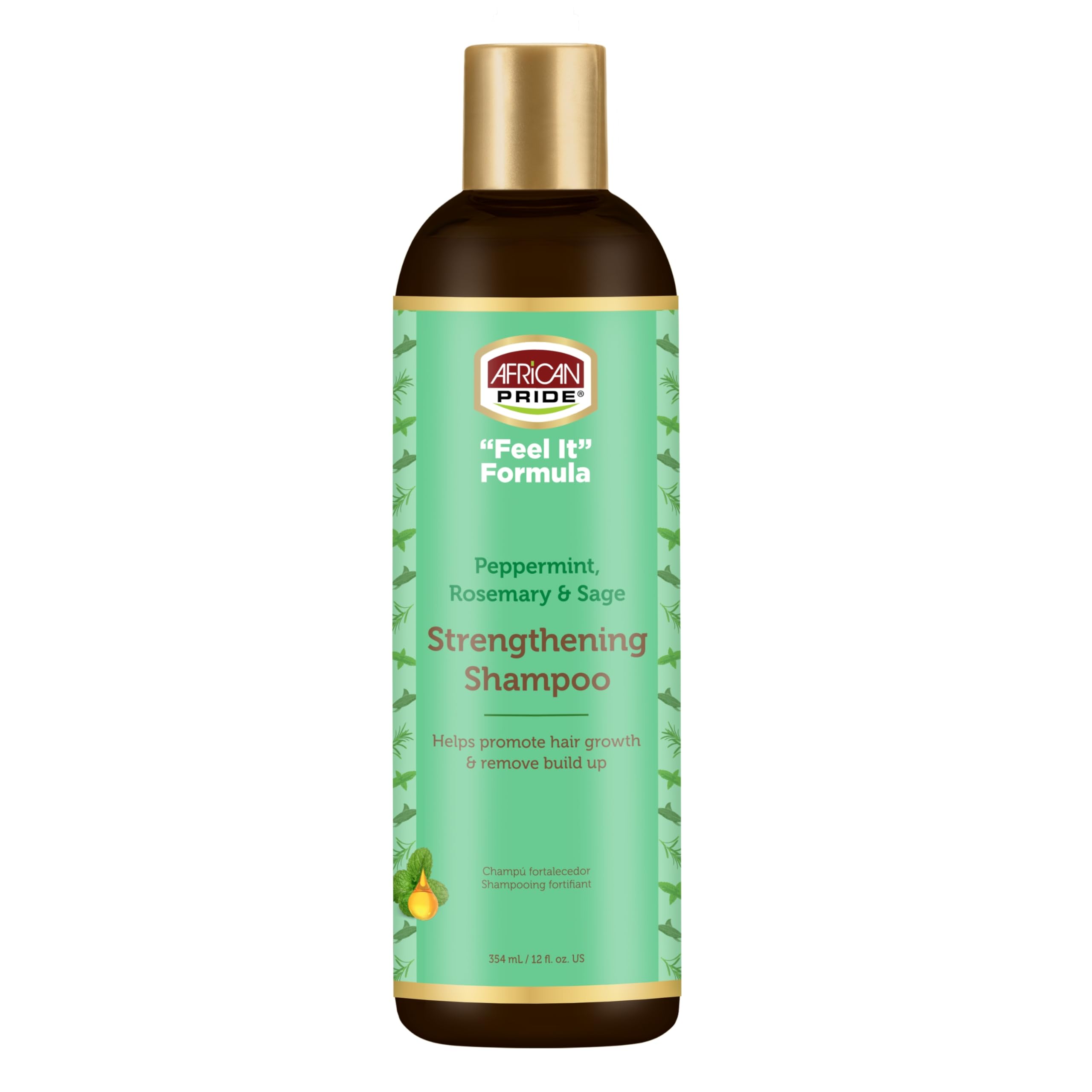 African Pride Feel It Formula Strengthening Shampoo - 12 fl oz