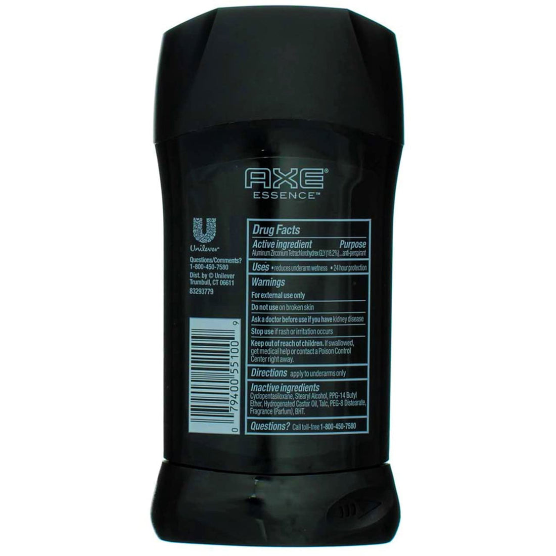 AXE Antiperspirant Deodorant For Men 48H Sweat And Odor Protection For Long Lasting Freshness, Essence Black Pepper And Cedarwood Men's Deodorant 2.7oz