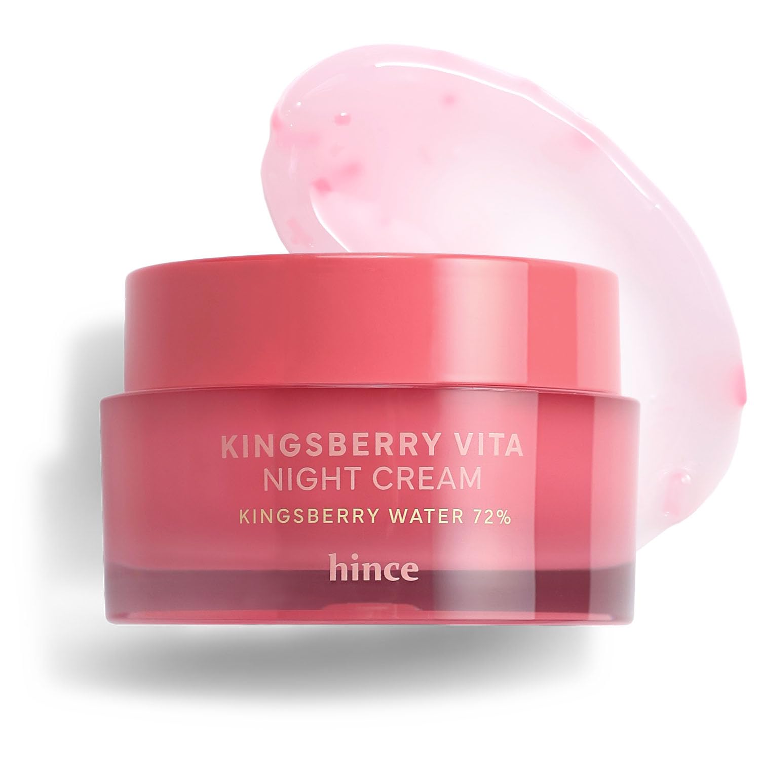 HINCE KINGSBERRY CREAM - Jelly Cream, Dullness Improvement, Niacinamide, Face Moisturizer for Dry Skin, Gives Hydration and Glass Skin Overnight, Korean Skincare (1.69 fl.oz)