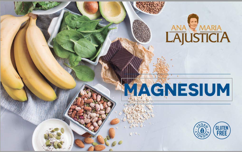 ANA Maria LAJUSTICIA Magnesium Total 5 Salts 100 Tablets, Supports Energy Metabolism, Normal Protein Synthesis, Psychological Function.