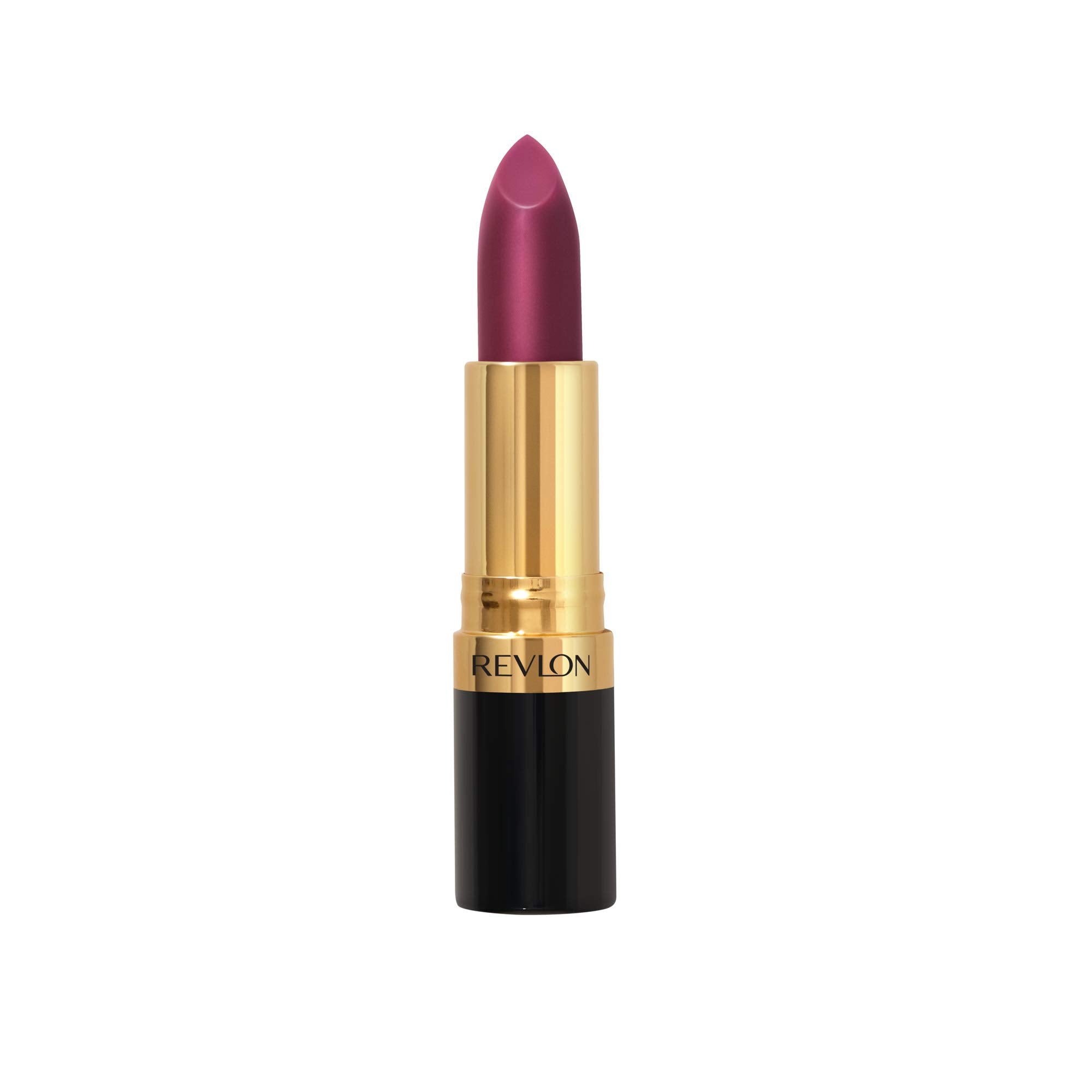 REVLON Glossy Super Lustrous Lipstick, Plum Velour, Shine Finish 3.7 G 0.13 Oz
