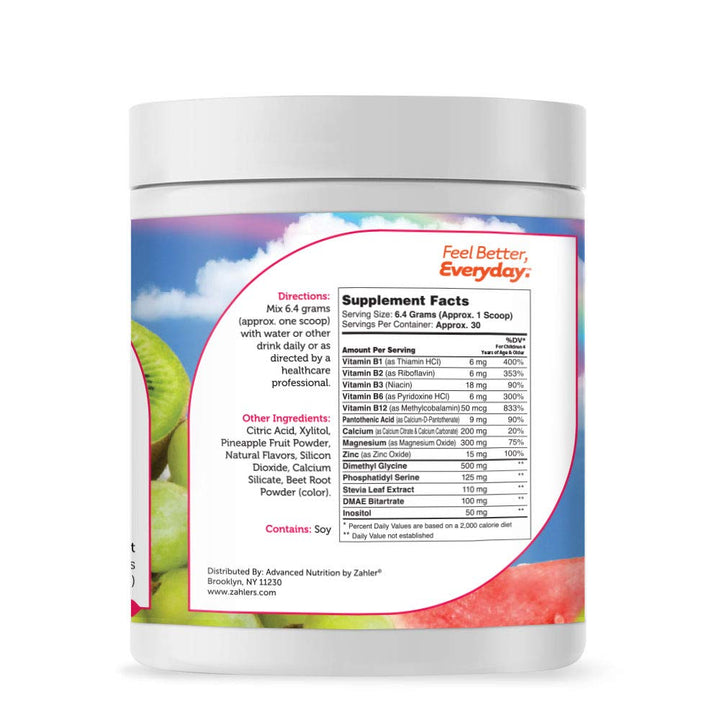 Zahler KidsActive, Kids Concentration Formula Powder, All Natural Children’s Supplement Supporting Focus, Certified Kosher, 30 Servings Fruit Punch Flavored Powder