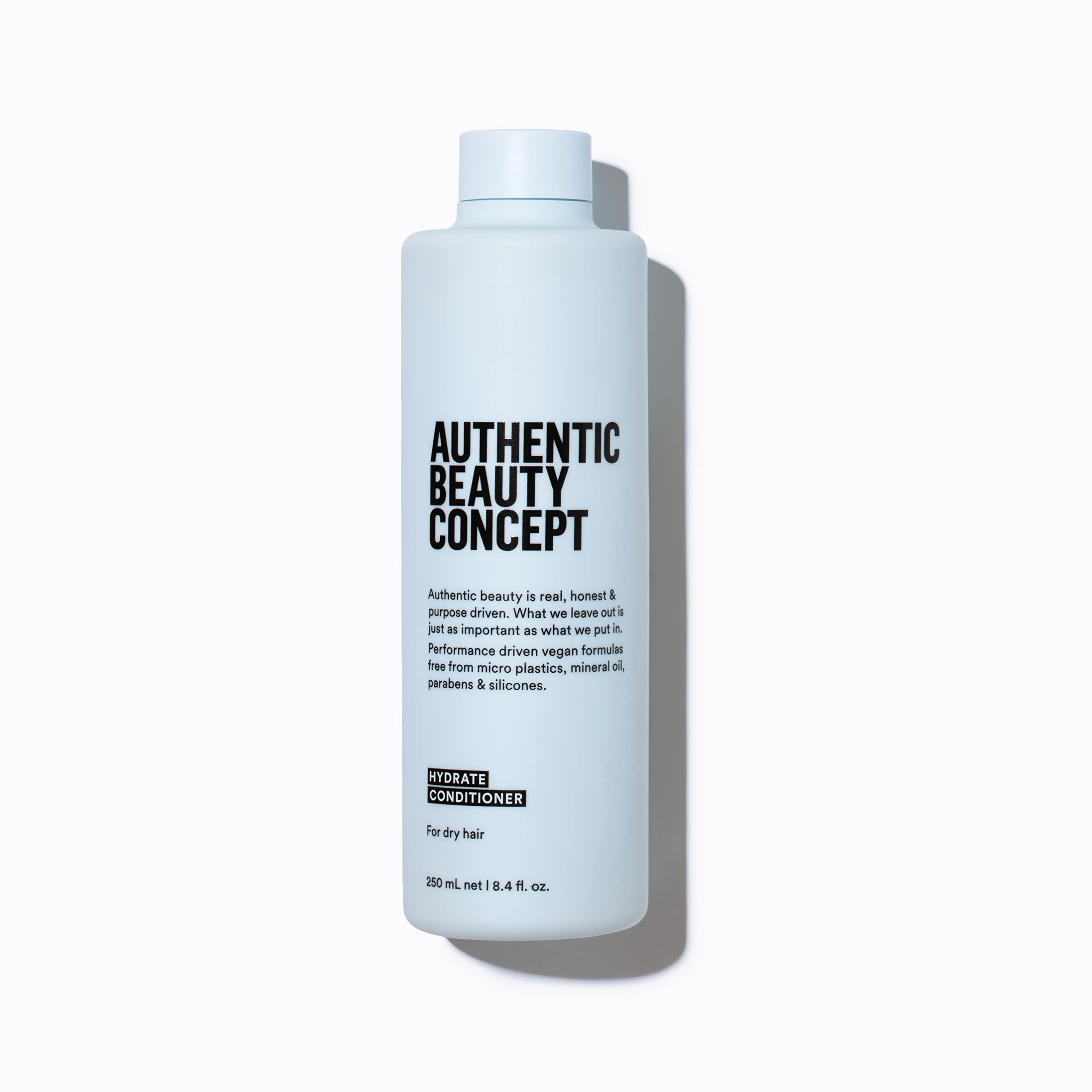 Authentic Beauty Concept Hydrate Conditioner | Normal To Dry or Curly Hair | Adds Moisture & Shine | Vegan & Cruelty-free | Silicone-free | 8.4 fl. oz.