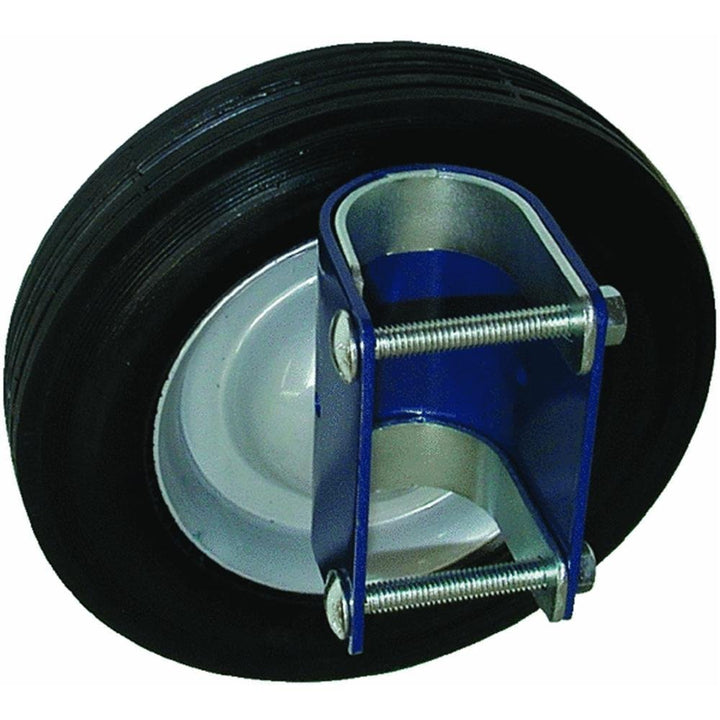 SpeeCo Gate Wheel for Round Tube Gates 1-5/8 to 2 in Diameter, Blue, Open and Close Gates with Ease, Prevents Sagging and Swinging, Part Number S16100600