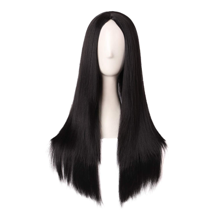 MapofBeauty 28 Inch/70cm Women Special Natural Long Straight Synthetic Wig (Pine Green)
