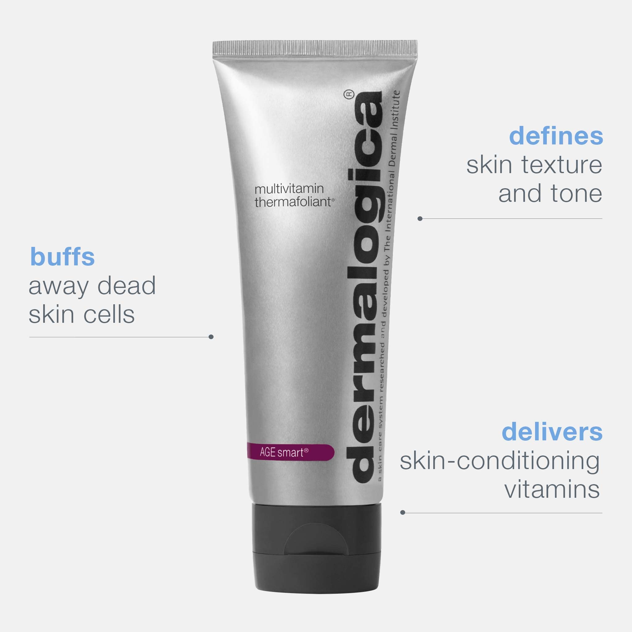 Dermalogica Multivitamin Thermafoliant, Face Exfoliator Scrub with Salicylic Acid and Retinol - Anti-Aging, Immediately Reveal Smoother and Fresher Skin, 2.5 Oz
