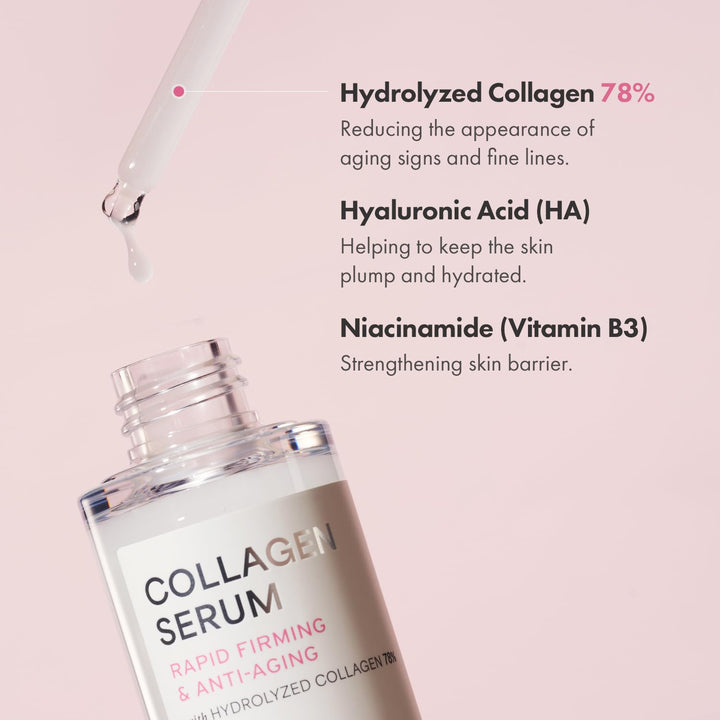 TWENTY KEI Collagen Serum for rapid firming - Hydrolyzed Collagen (2.02 Fl Oz / 60ml)