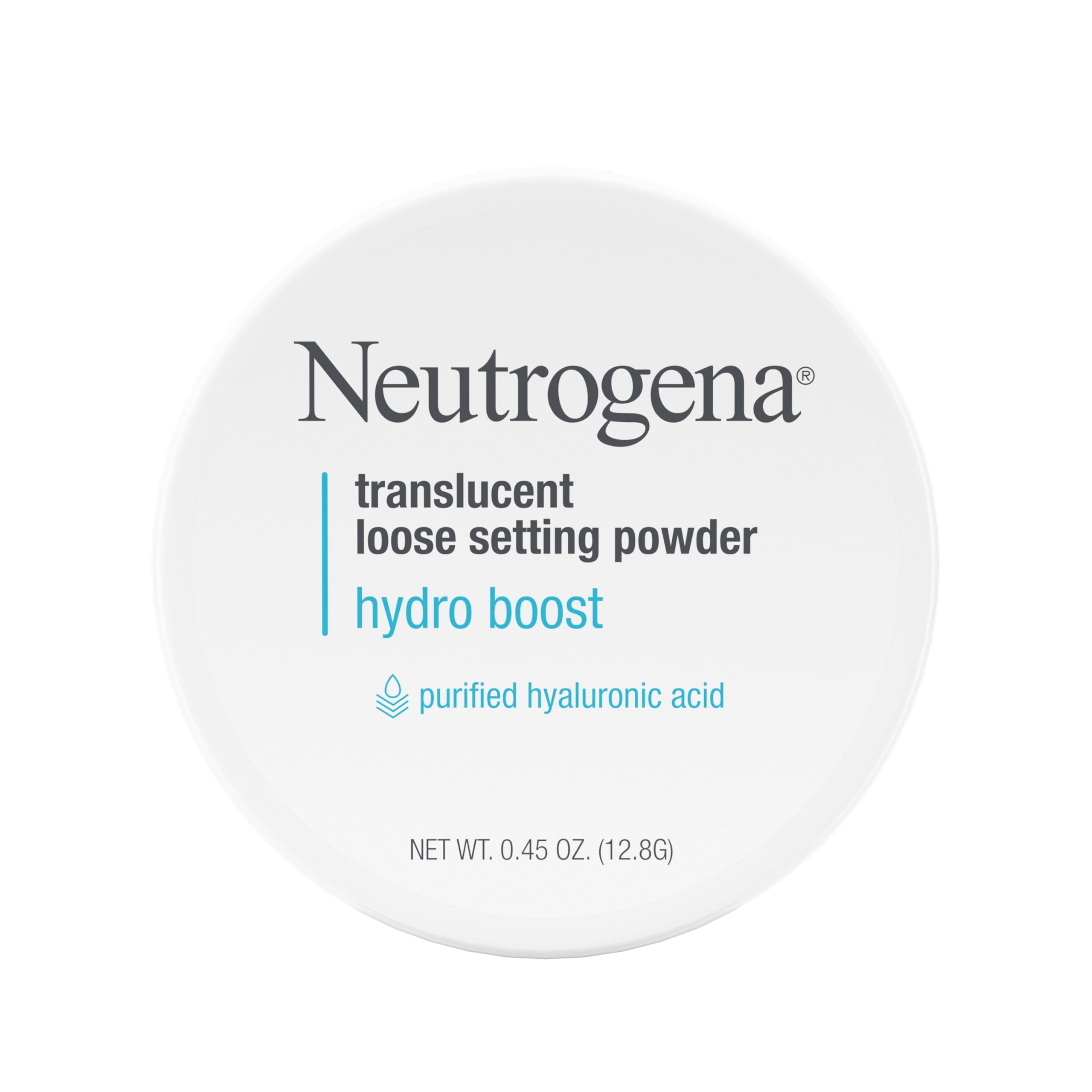 Neutrogena Hydro Boost Translucent Loose Setting Powder, Makeup Setting Powder with Purified Hyaluronic Acid, Translucent Loose Face Setting Powder, .44 oz