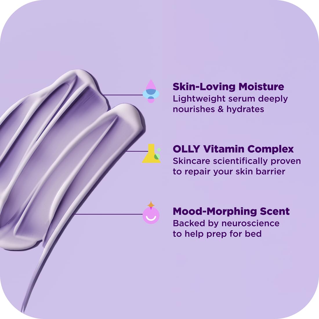 OLLY Vitamins Mini Body Serum & Body Wash Mixed Pack 4 Count Repairs Skin Barrier & Soothe Stress, TSA Approved