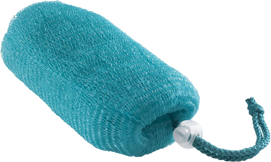 FREEMAN (FRHKR) Soap Saver Bags, Loofah Body Scrubber Bath Sponges, Exfoliating Pouches for Bar Soap, Multicolored, Pack of 4