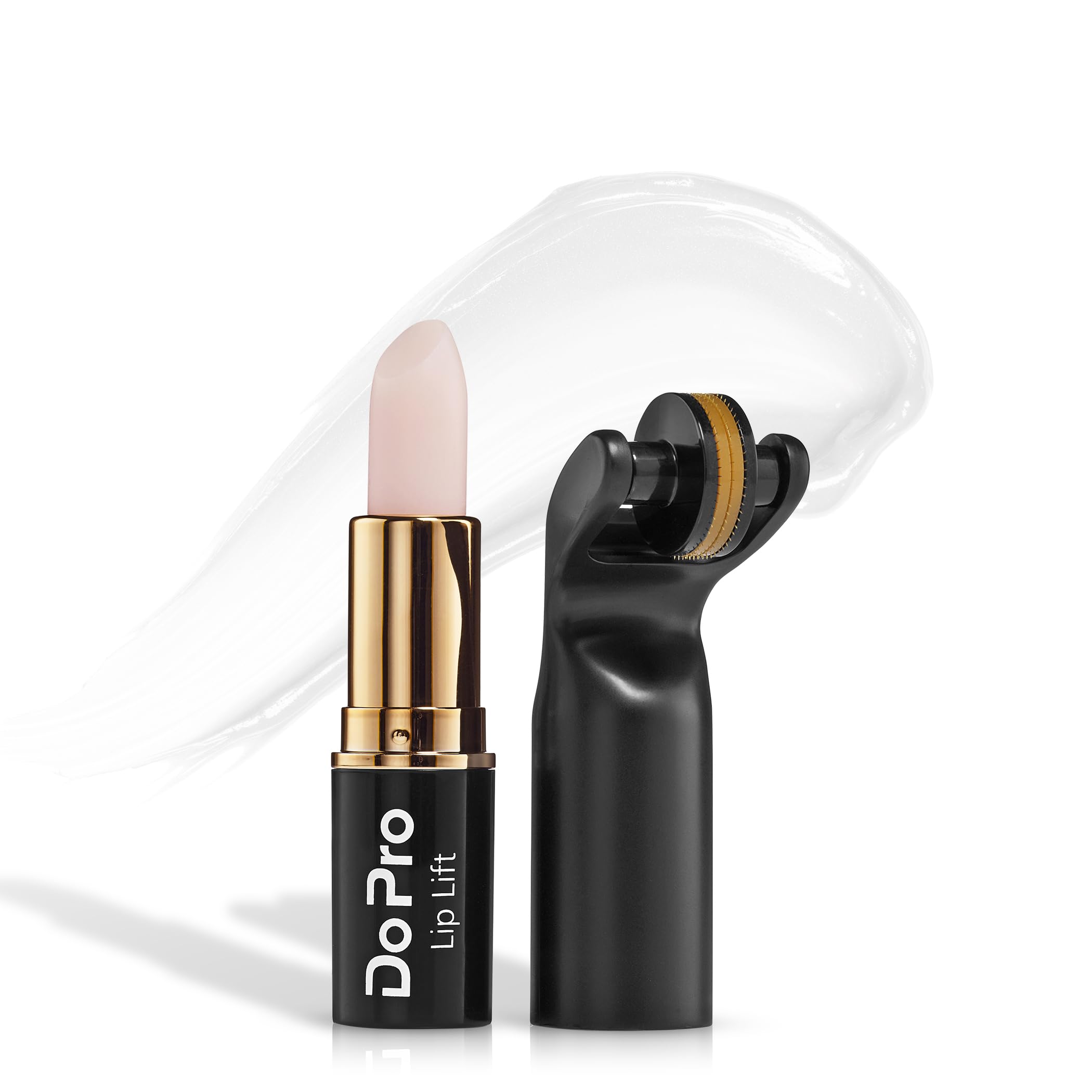 Plumping Lipstick with Stimulating Roller for Maximum Absorption and Long-Lasting Results – Lip Gloss with Hyaluronic Acid, Collagen, Vitamins C & E – Volumizing and Hydrating Lip Plumping Serum – 5ml