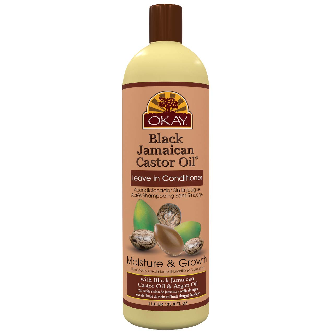 OKAY BLACK JAMAICAN CASTOR OIL LEAVE IN CONDITIONER 33.oz