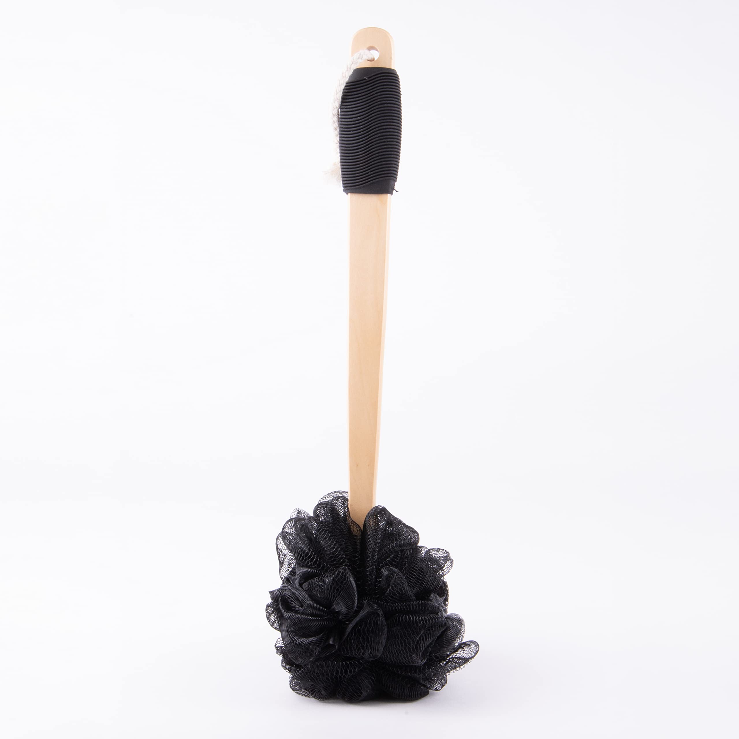 Amazon Basics Loofah Brush, Shower Brush with Handle