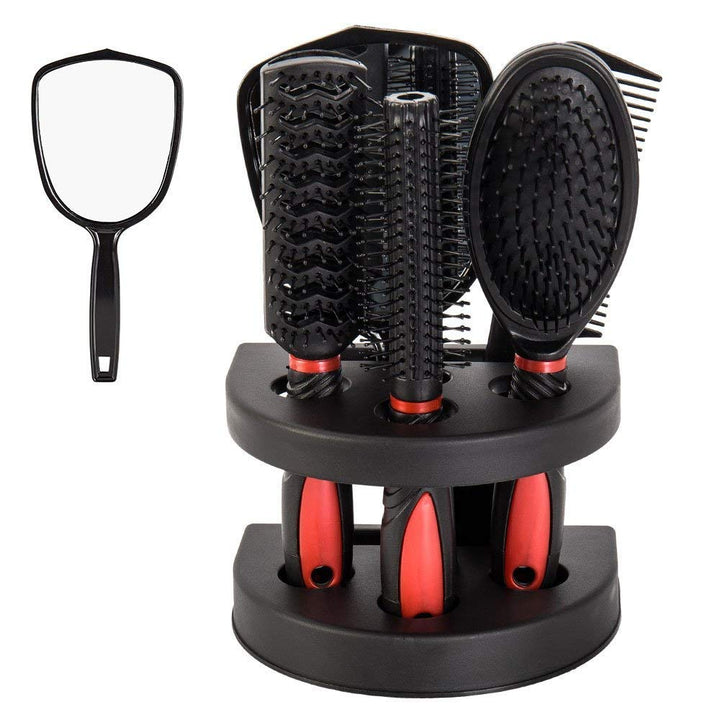 Healthcom Hairs Combs Salon Hairdressing Styling Tool Hair Cutting Brushes Sets Dressing Comb Kits,Set of 5