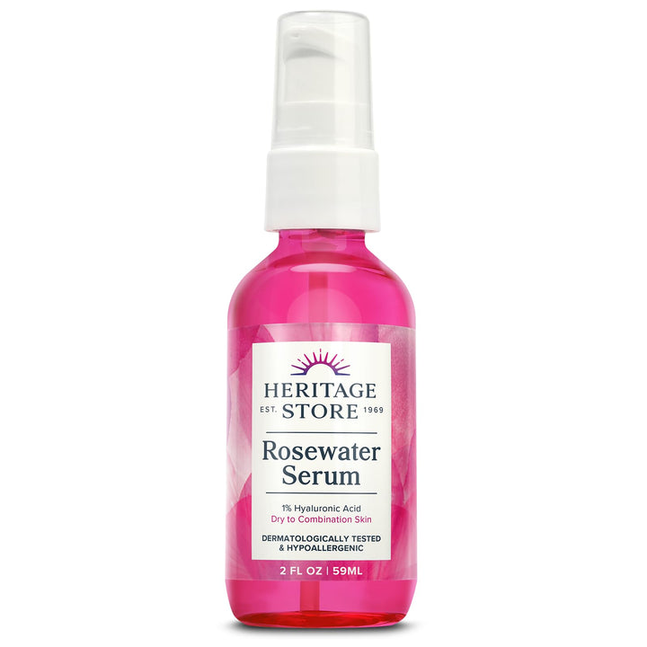 Rosewater Serum with 1% HA 2 ounces