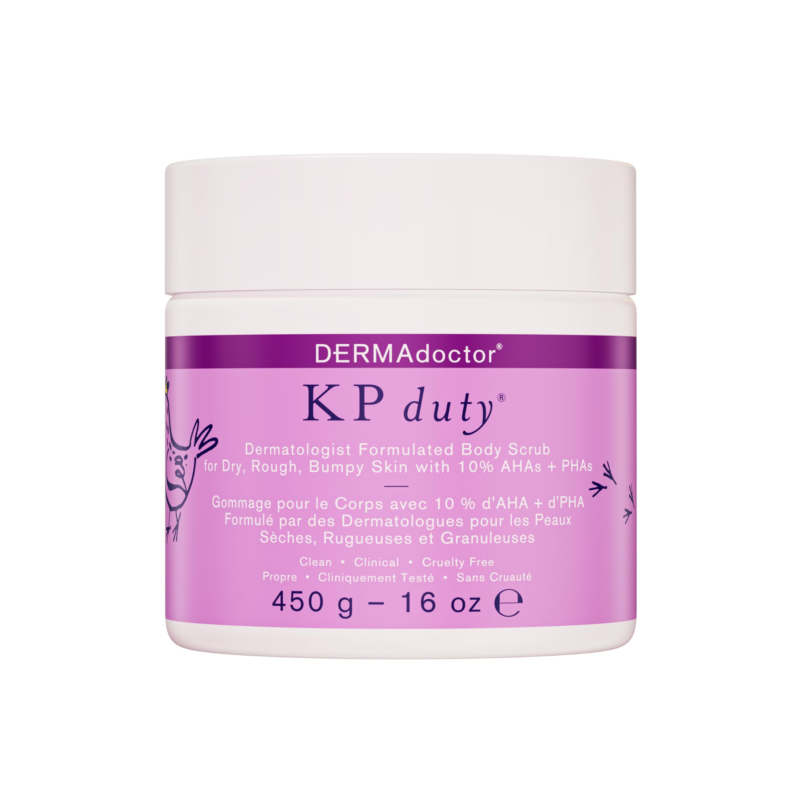 DERMAdoctor KP Duty Dermatologist Formulated Body Scrub 473ml/16oz