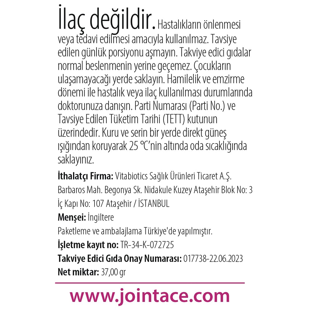 Vitabiotics Jointace Collagen Tablets 30 Capusles