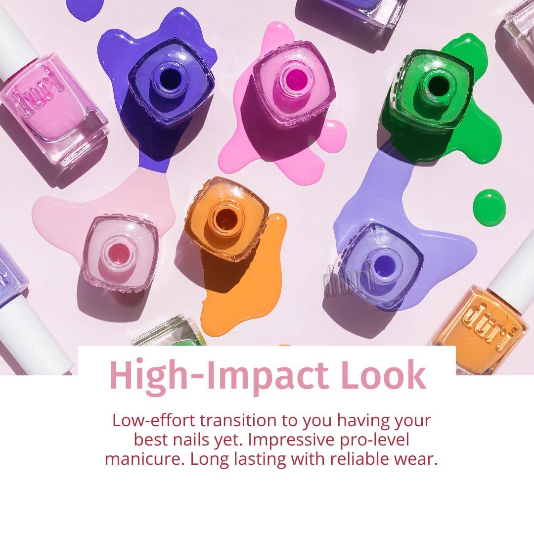 duri Nail Polish, 599, Call Me Maybe, Pastel Coral Shade Of Polish, 0.5 fl.oz. 15 ml.