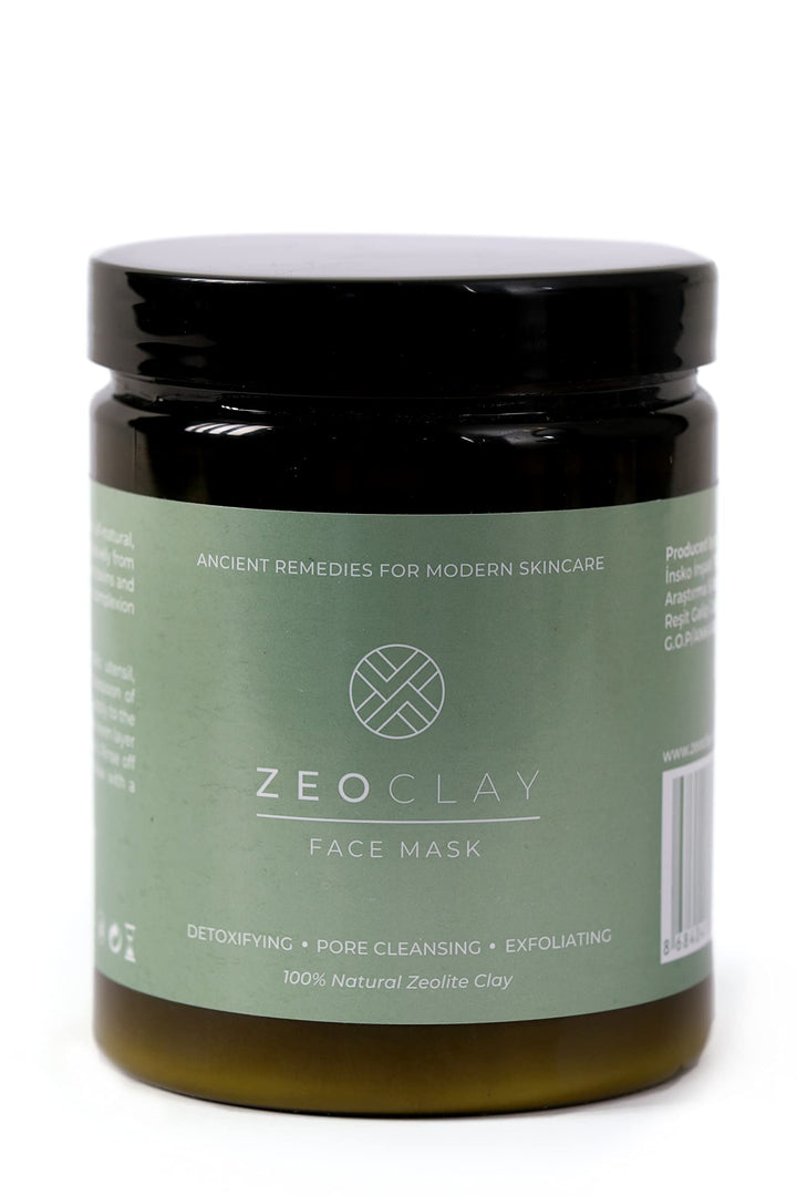 ZeoClay Face Mask - Pore Reducer - Detoxifying & Cleansing Clay Mask - 100% Organic - Spa Quality
