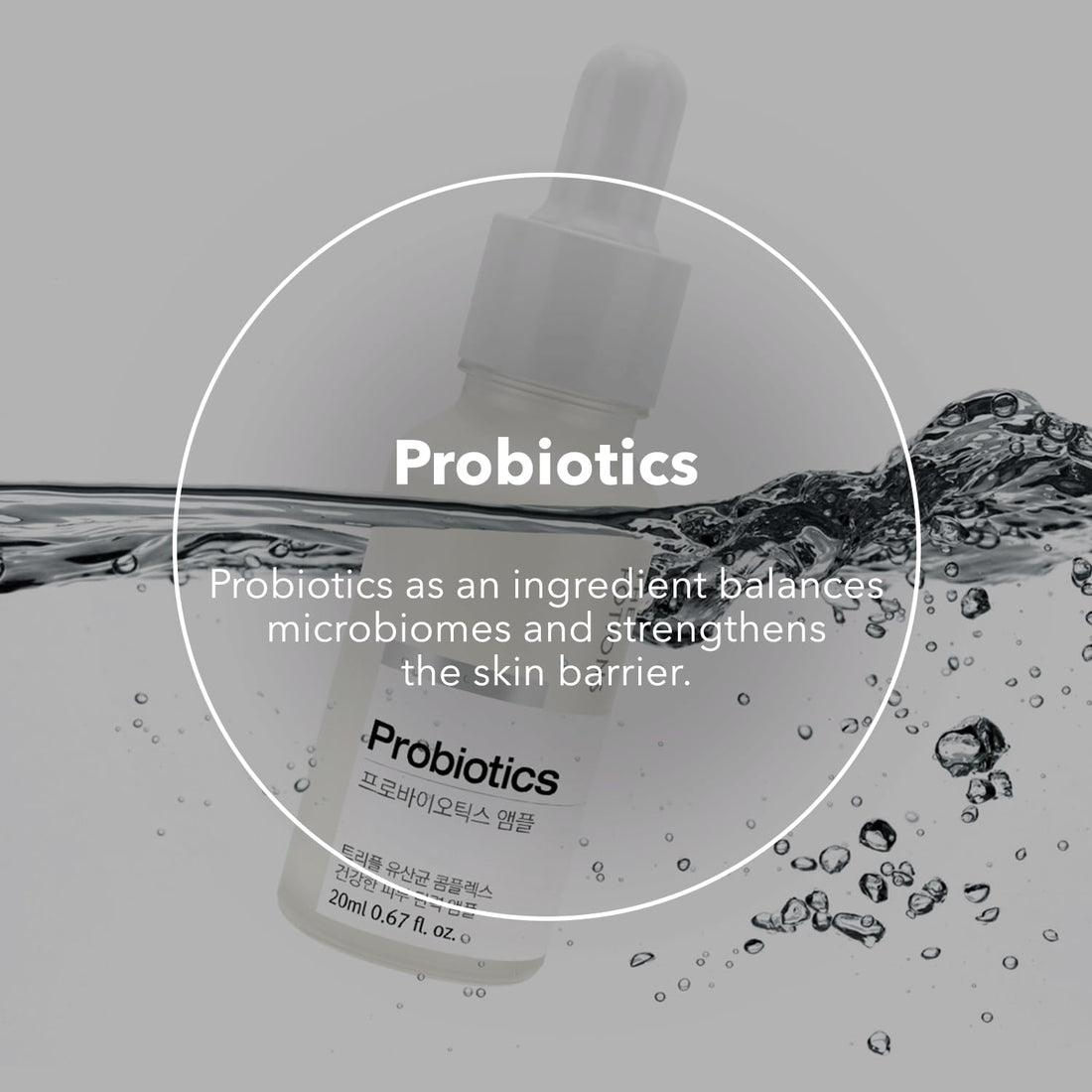 The Potions Probiotics Facial Ampoule l Natural Strength and Healing Benefits, Hydration, Moisture Protection l Korean Skincare, Cruelty-free, Hypoallergenic - 20ml