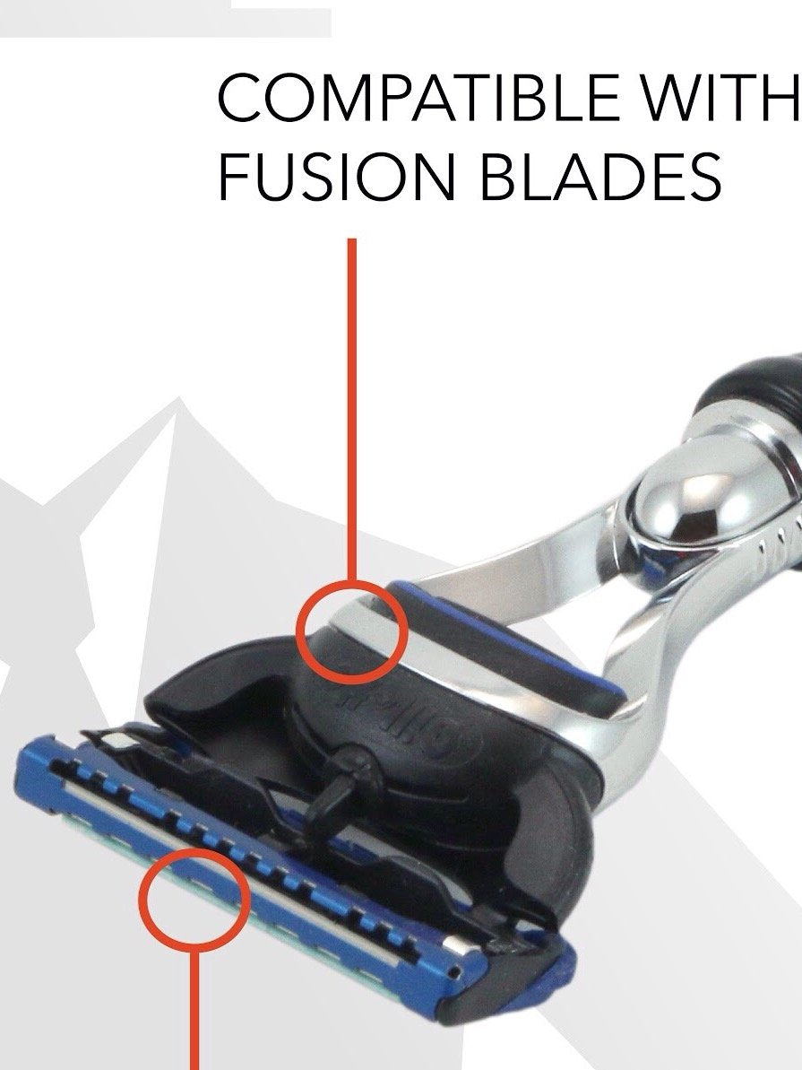 5 Blade Black Razor with Chrome -- From GBS