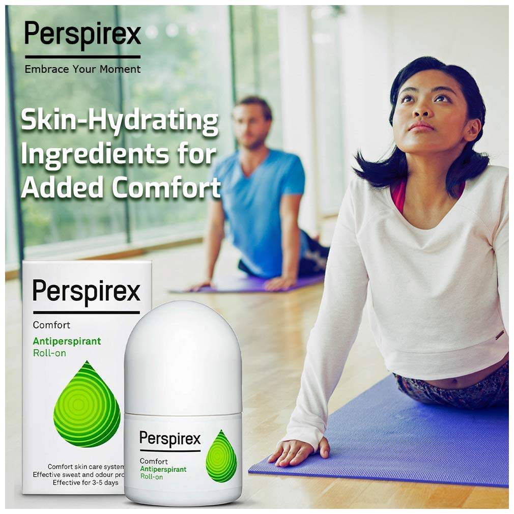 Perspirex Comfort Antiperspirant for Men and Women ââ‚¬â€œ Unscented Deodorant Men and Women with Excessive Sweating Can Rely On ââ‚¬â€œ Clinically Proven to Protect Against Sweat and Odour