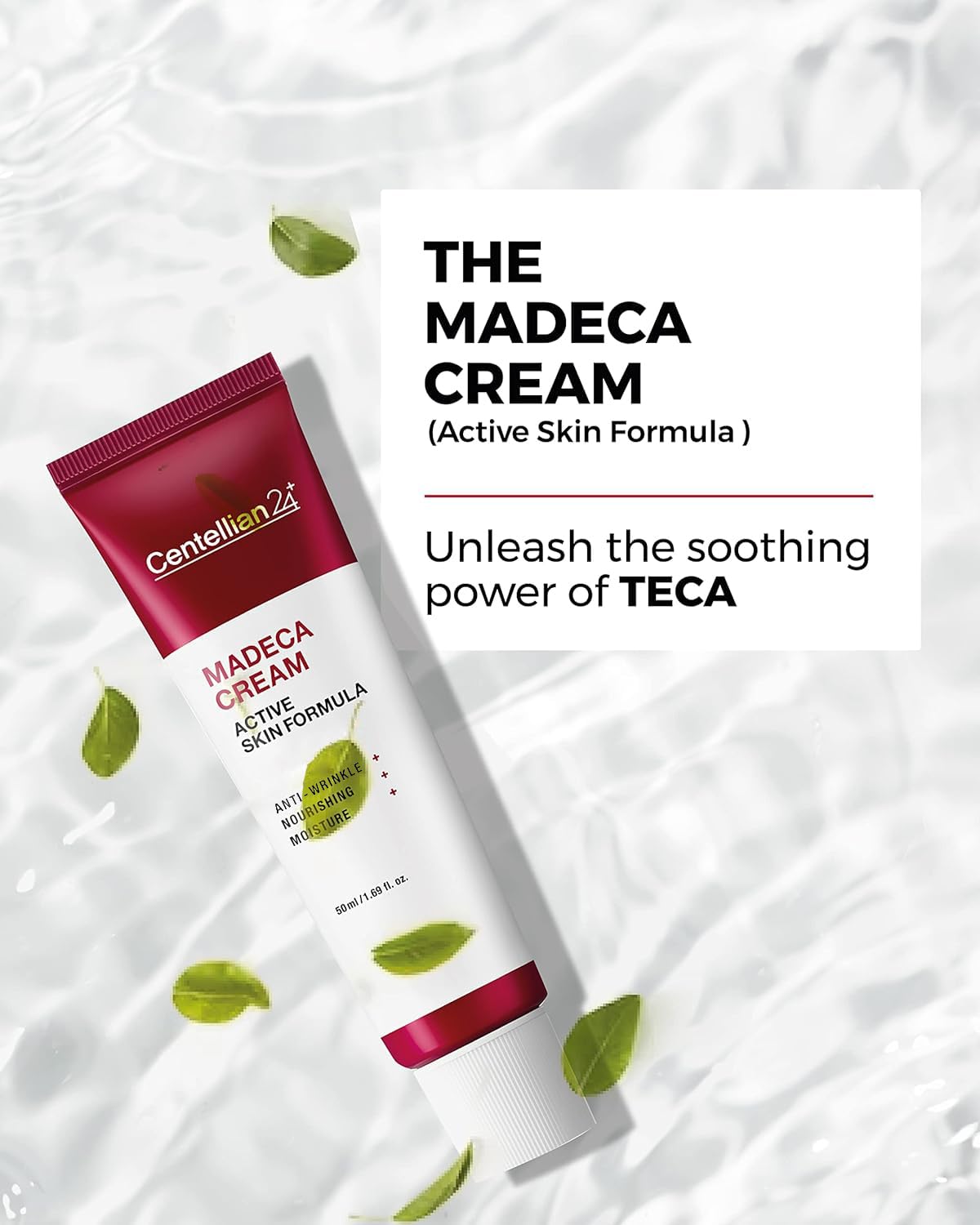 CENTELLIAN 24 Madeca Cream (Season 5, 1.7fl oz) - Centella Moisturizer for Face, Korean Skin Care. Dry, Sensitive Skin. TECA, Centella Asiatica, Madecassoside