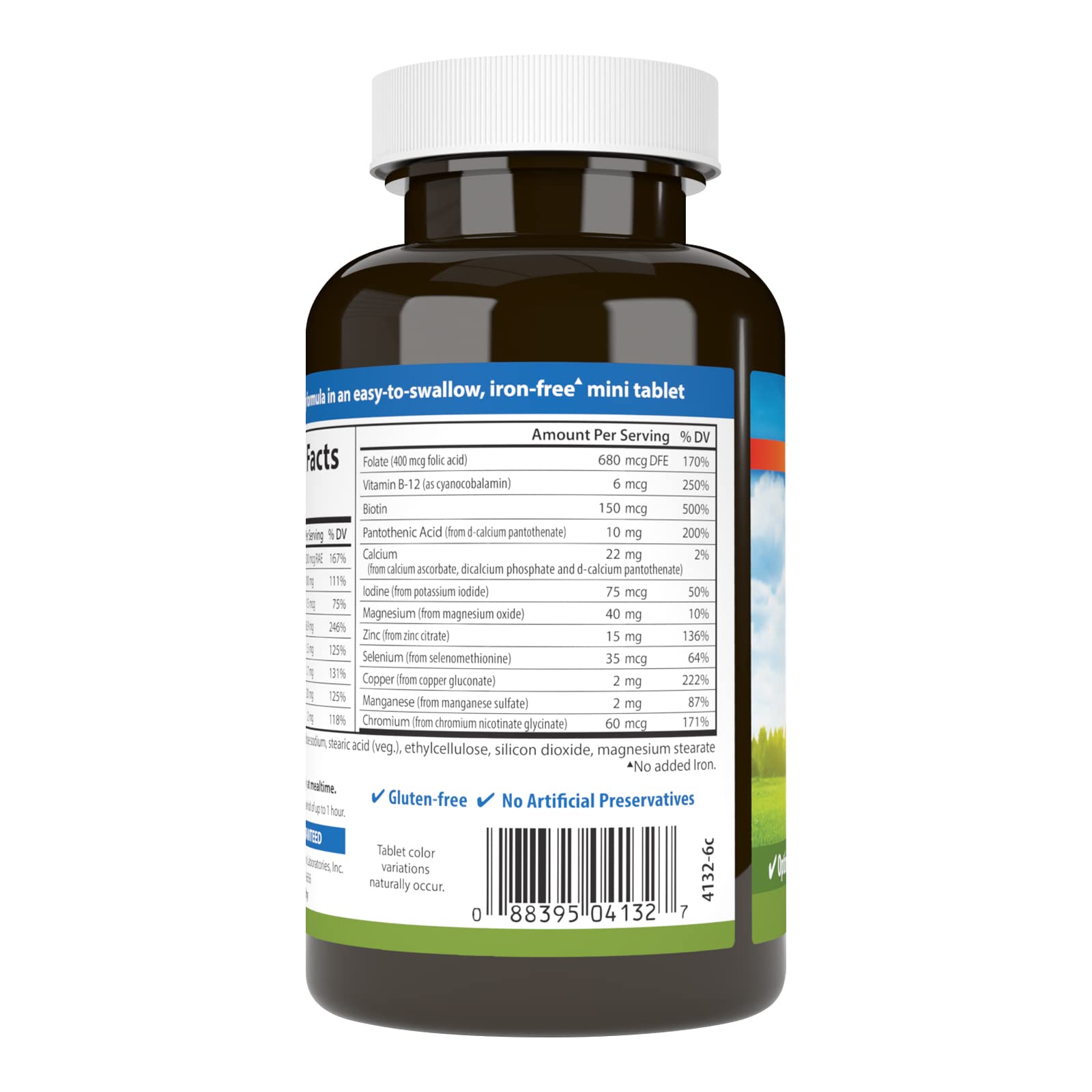 Carlson - Mini-Multi, Small Multivitamin Tablets, Vitamins & Minerals, Immune Support & Heart Health, Optimal Wellness, Mini Multivitamins, Multivitamin Mini Tabs, Easy to Swallow, 180 Mini Tablets