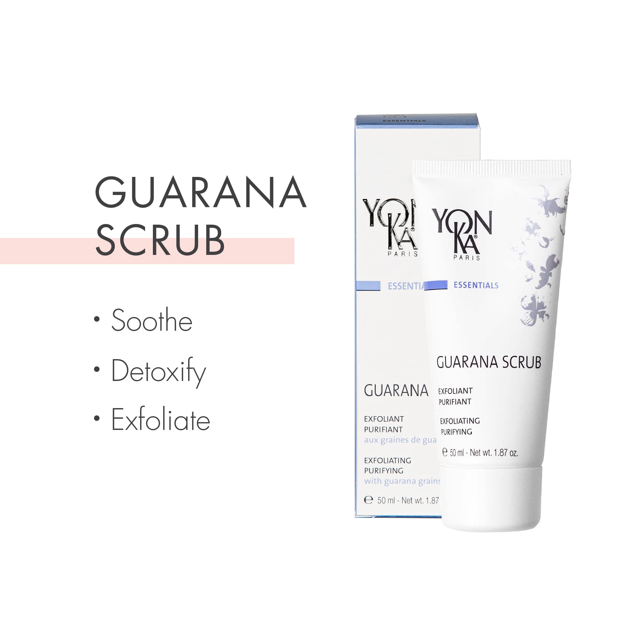 Yonka Essentials Guarana Scrub Cream, 1.87 Ounce
