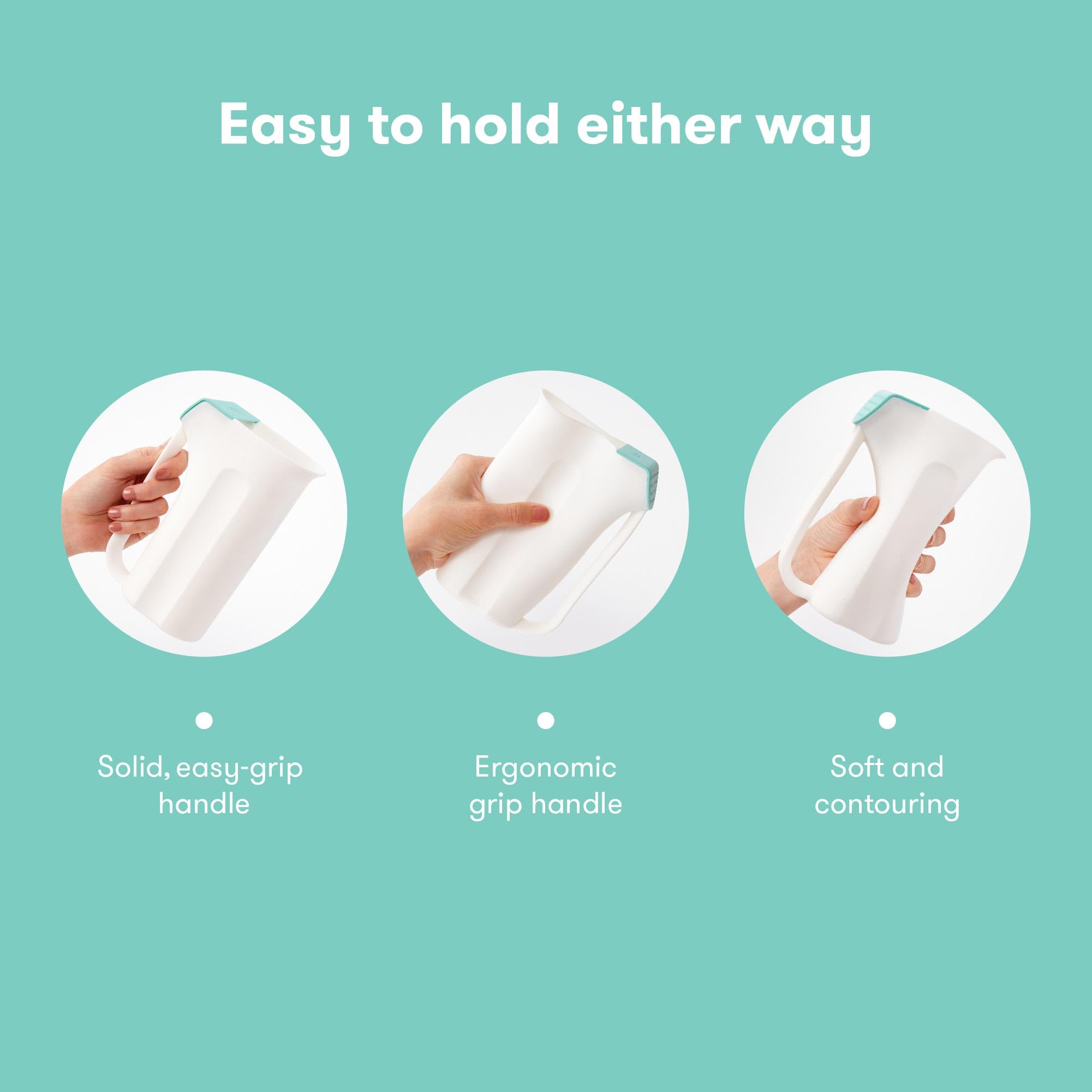 Frida Baby Control The Flow Bath Rinse Cup | Rinser to Wash Hair + Body | Rinser-Cup for Bath Time with Easy Grip Handle + Removable Rain Shower