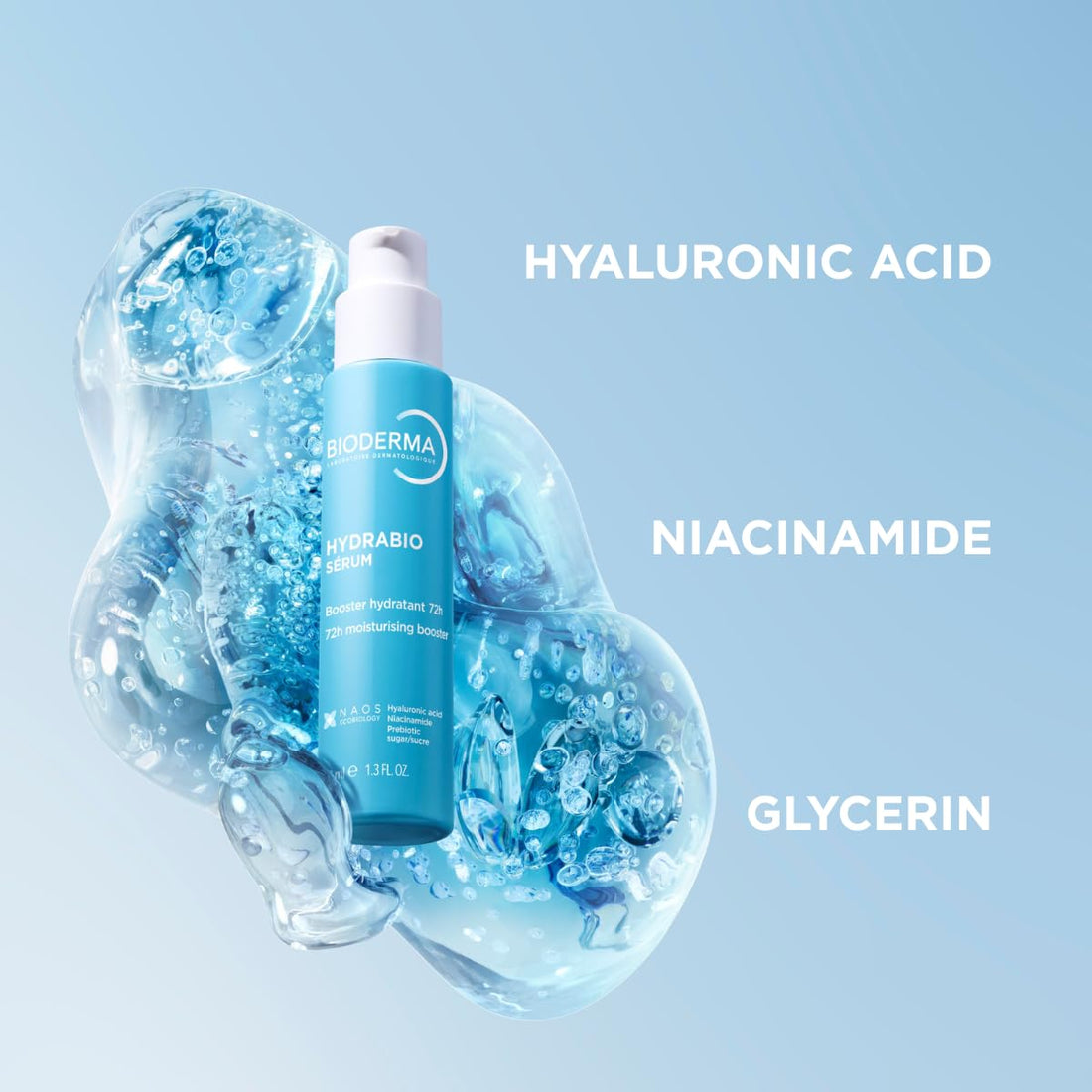 Bioderma - Hydration Serum - Hydrabio - Hydration Booster - Hydrating Feeling - Facial Hydrating Serum for Dehydrated Sensitive Skin