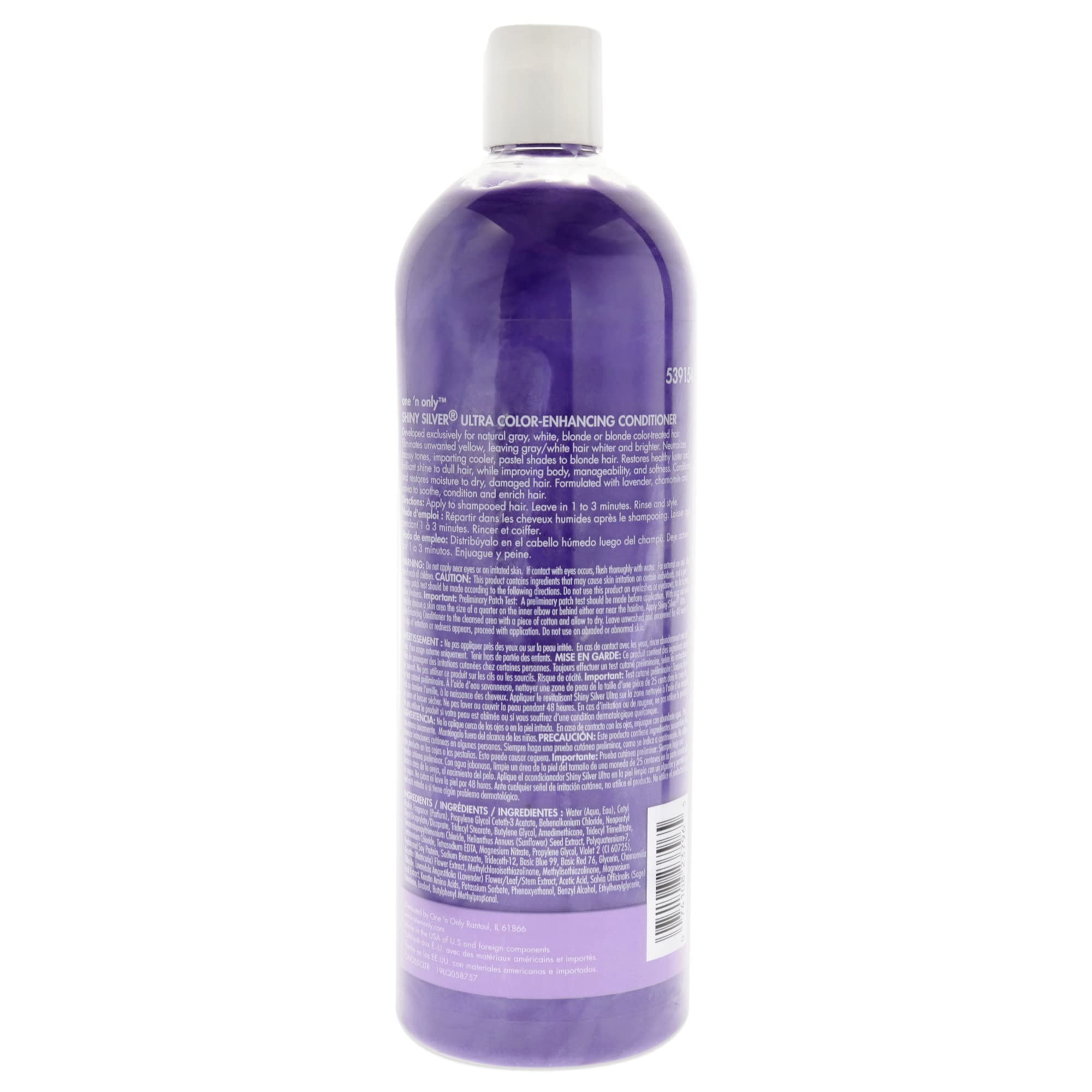 One 'n Only Shiny Silver Ulta Color Enhancing Conditioner Conditoner Unisex 33.8 oz