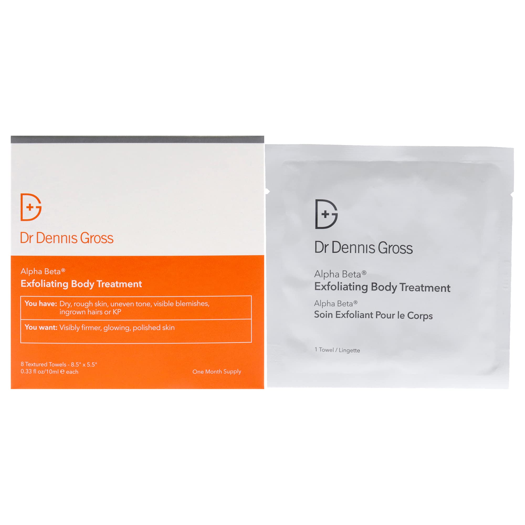 Dr. Dennis Gross Alpha Beta Exfoliating Body Treatment Pads Unisex 8 oz