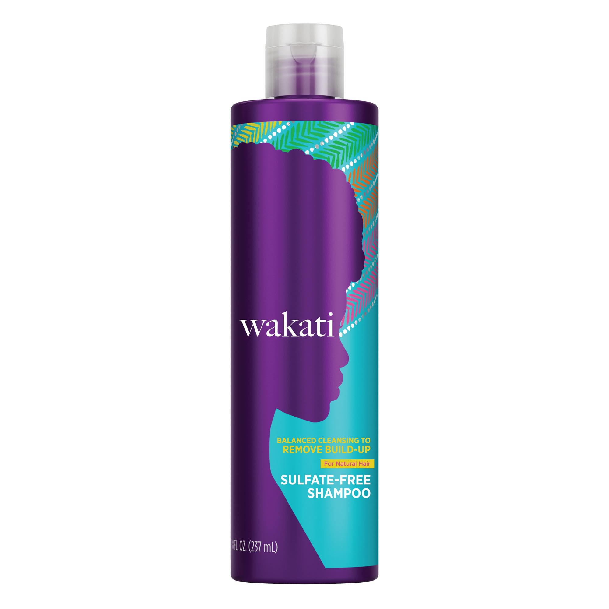 Wakati Sulfate Free Shampoo, Removes Build Up, Cleans Without Drying, Hair Detangler Clarifying Shampoo, Paraben Free, 8 Oz