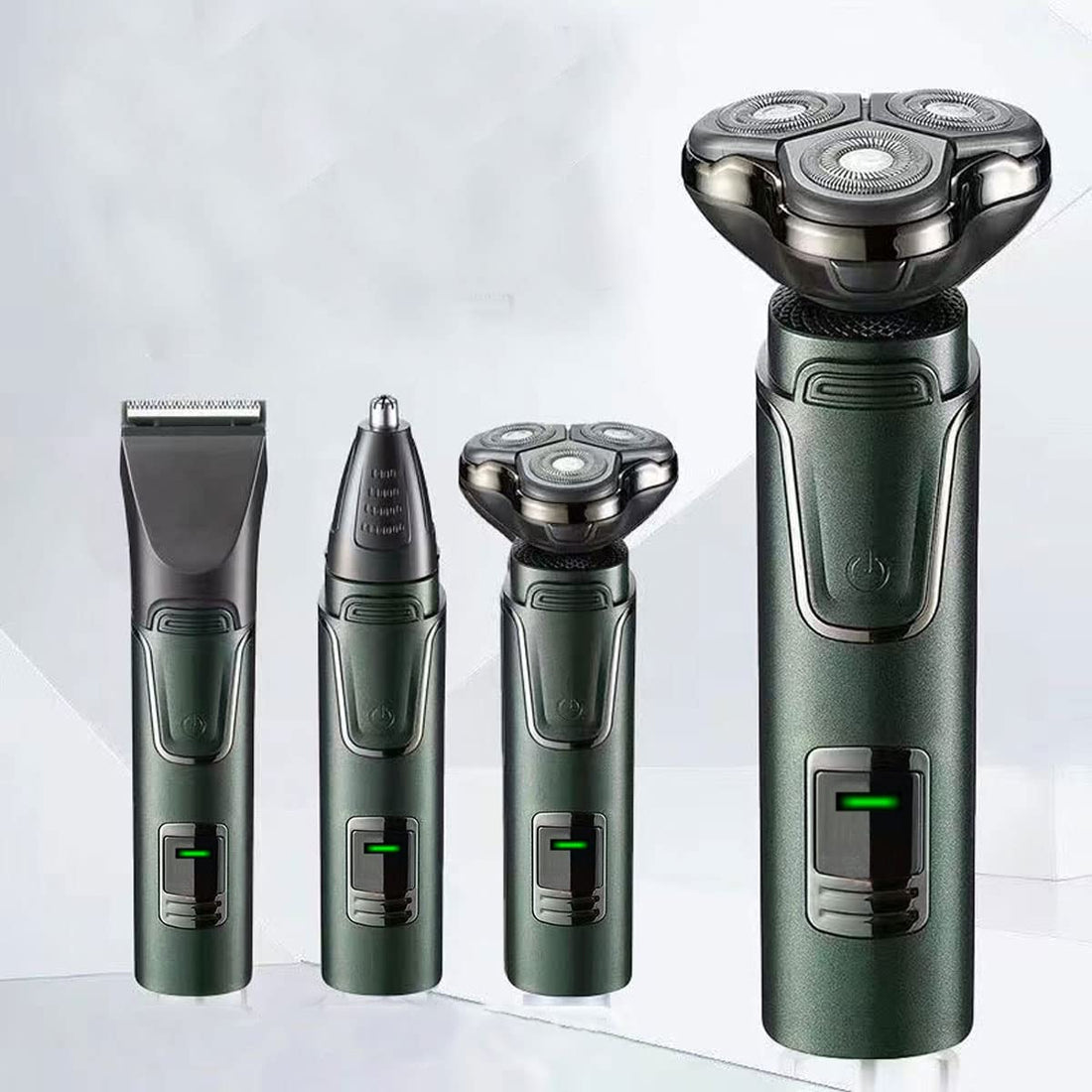 HPLRZXI Rechargeable Cordless 4D Electric Shaver, Mens Electric Shaver Wet Dry IPX7 Waterproof with Nose Trimmer Sideburns Trimmer.