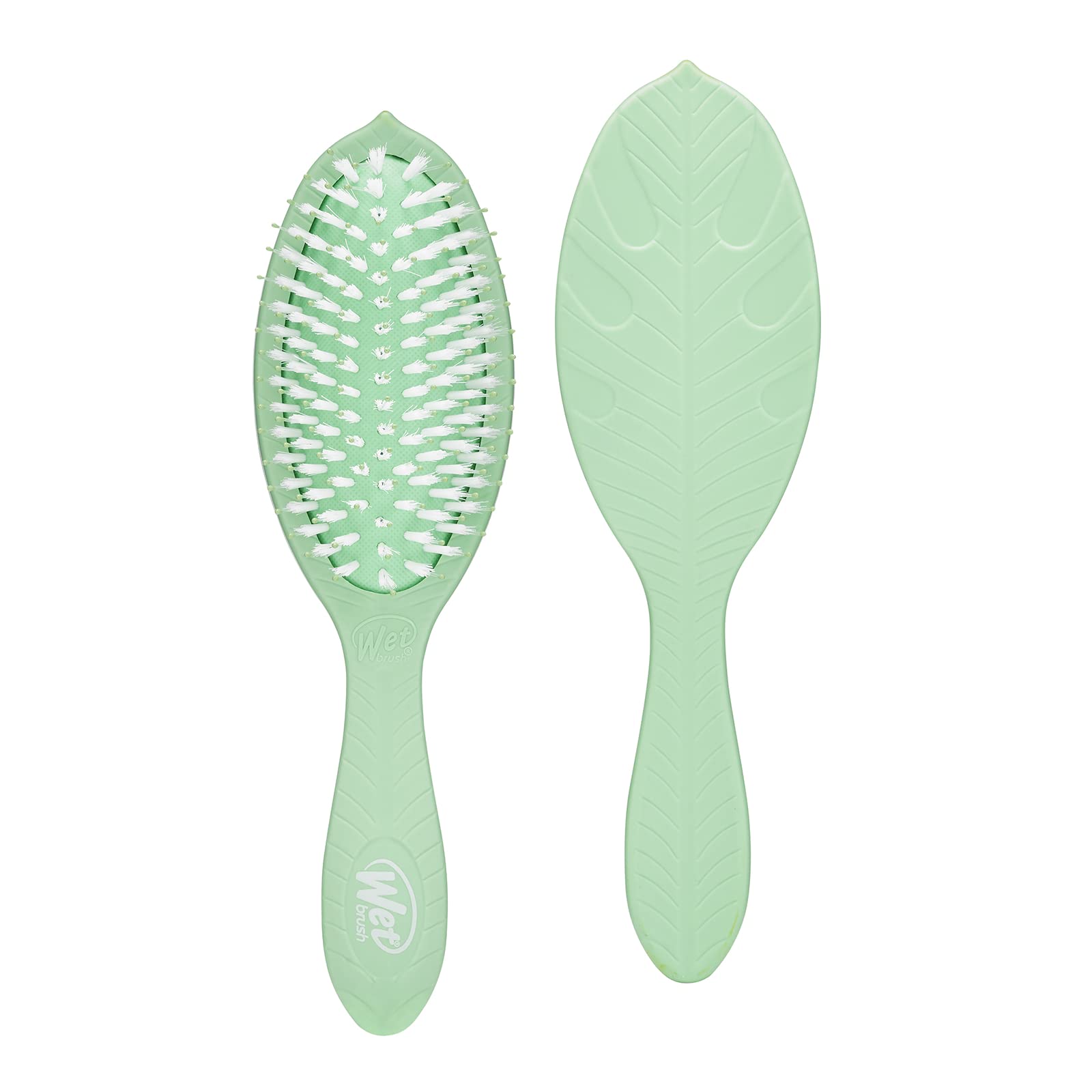 Wet Brush Hair Brush Go Green Treatment & Shine, Eco-Friendly, biogradable, Shine-boosting bursh With Soft Bristles, Minimizes Pain, Removes knots (Tea Tree Oil)
