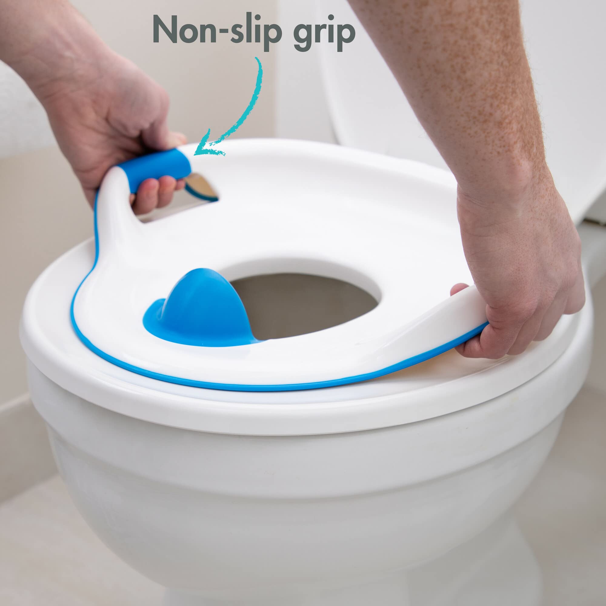 The First Years Soft Grip Trainer Seat, Blue