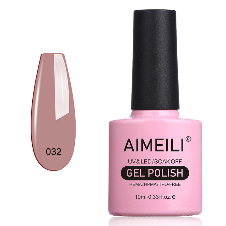 AIMEILI Shellac Soak Off UV LED Gel Nail Polish - NEW 'A' Range (032) 10 ml