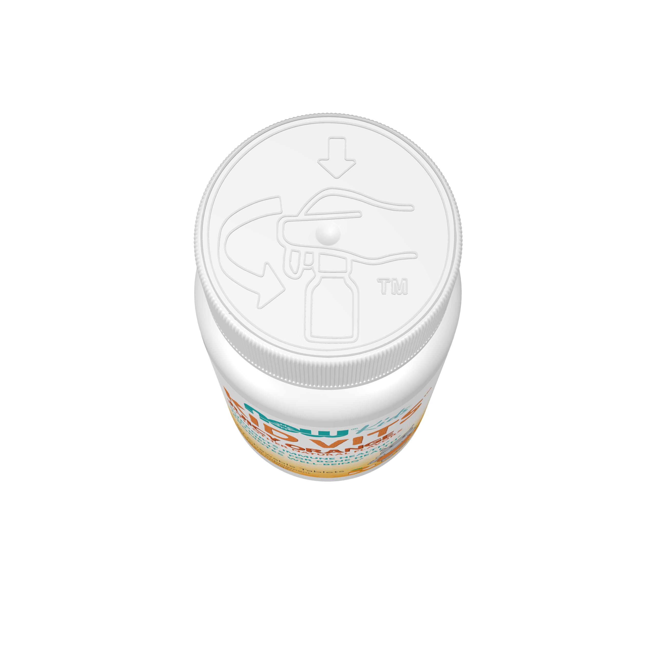 NOW Kids Supplements, Kid Vits Multivitamin, Juicy Orange, 60 Chewable Tablets