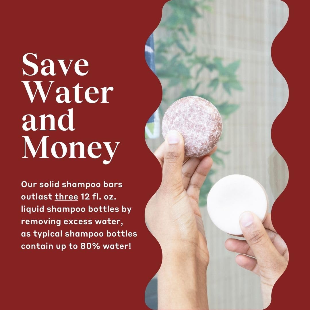 Parrotfish Moisturizing Argan Conditioner Bar | Good for Colored Hair | Vegan (Made in the USA)