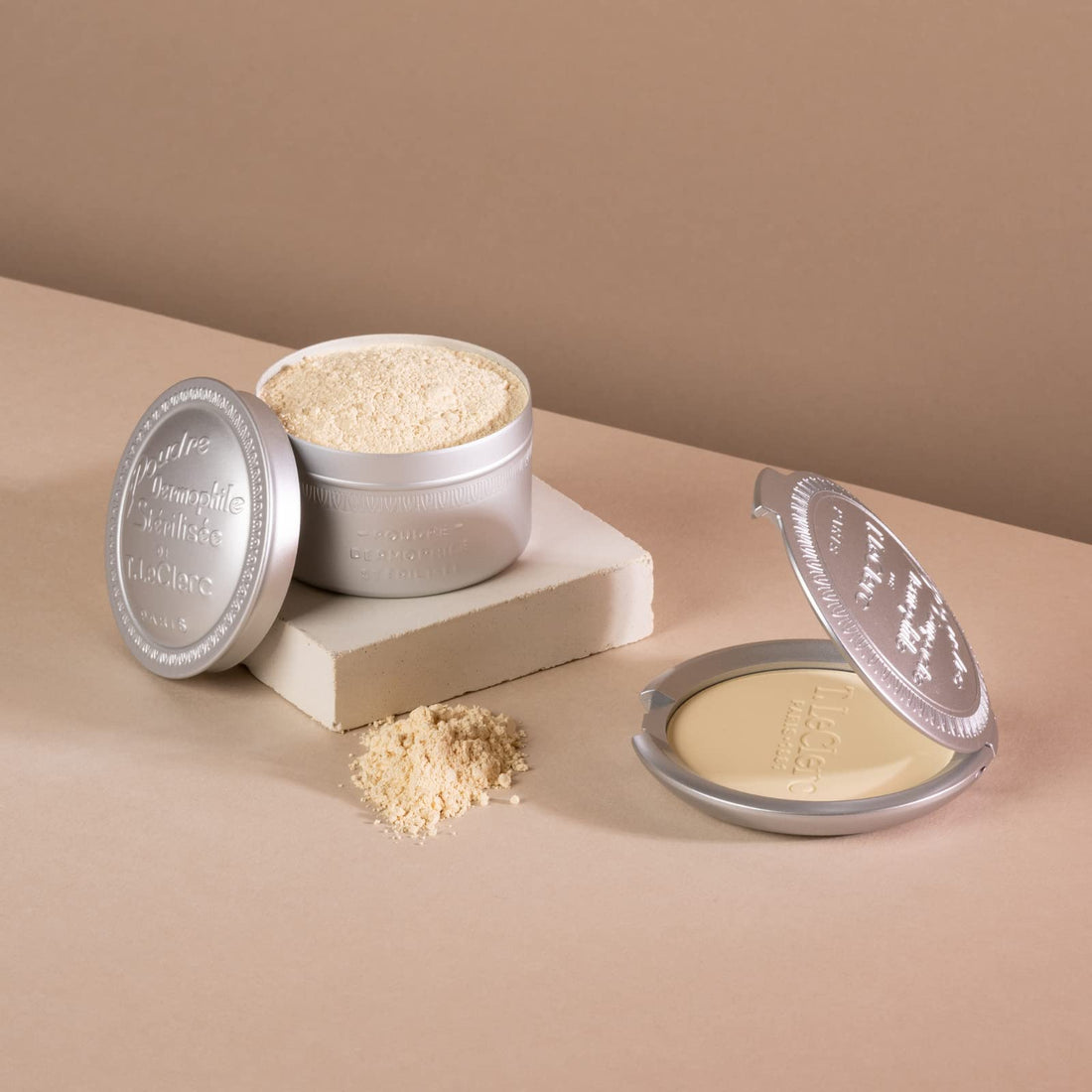 T. LeClerc Pressed Powder - No. 01 Banane 10g/0.34oz