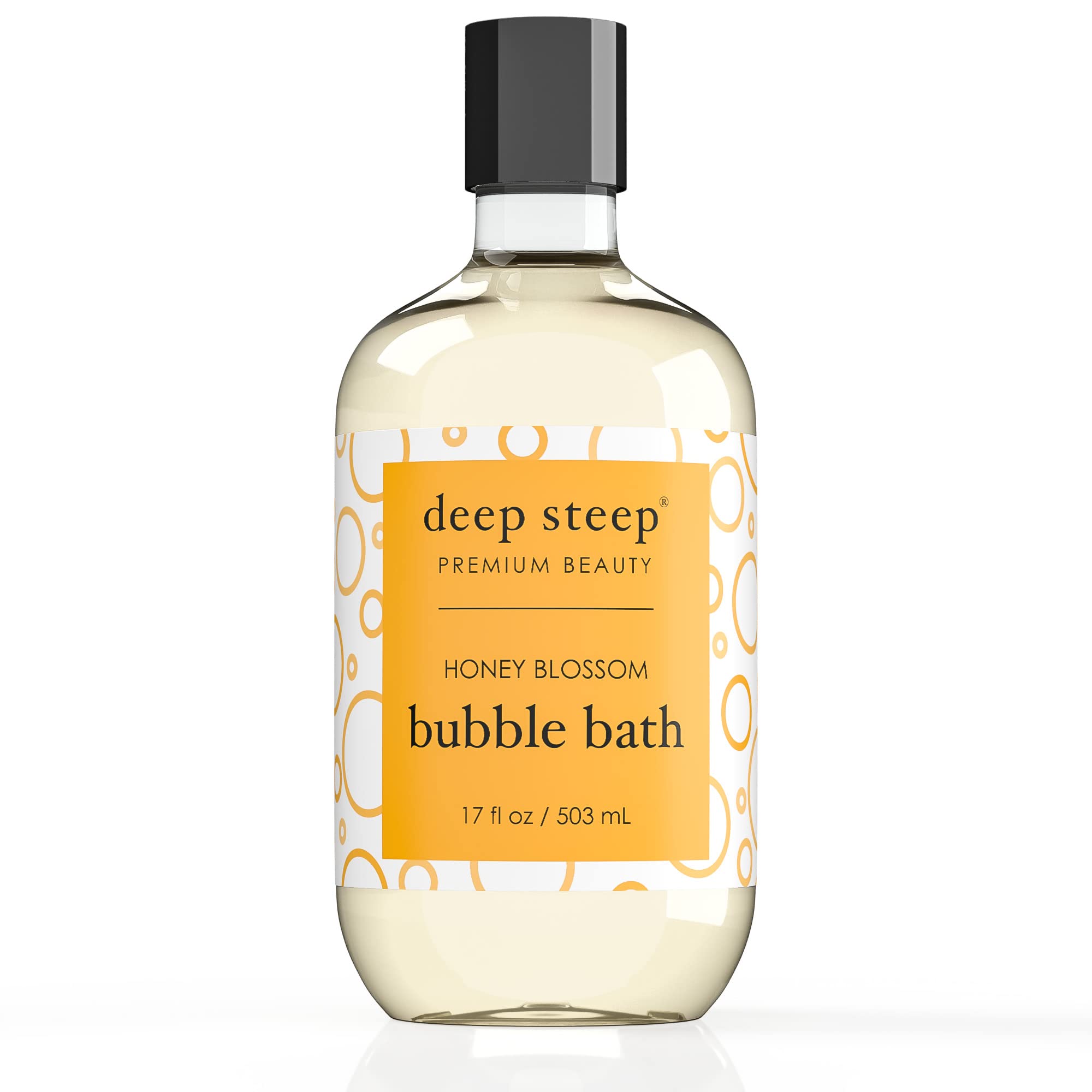 Deep Steep Bubble Bath, Honey Blossom, 17 Ounces