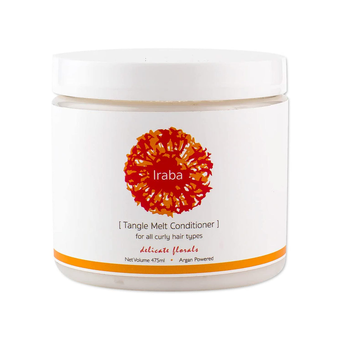 Iraba Cosmetics Iraba Tangle Melt Conditioner - Natural Curly Hair Care Conditioner by Iraba Cosmetics - For All Curly and Dry Hair Types - Sulphate & Paraben Free (16oz)