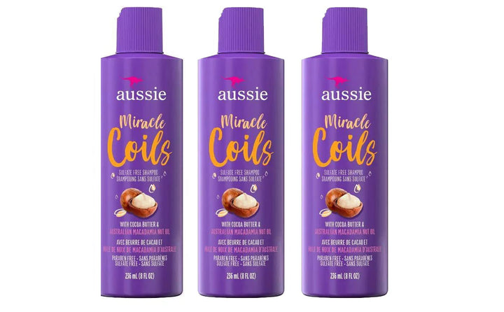 Aussie Coils Sulfate Free Shampoo - 8 fl oz (3 pack)