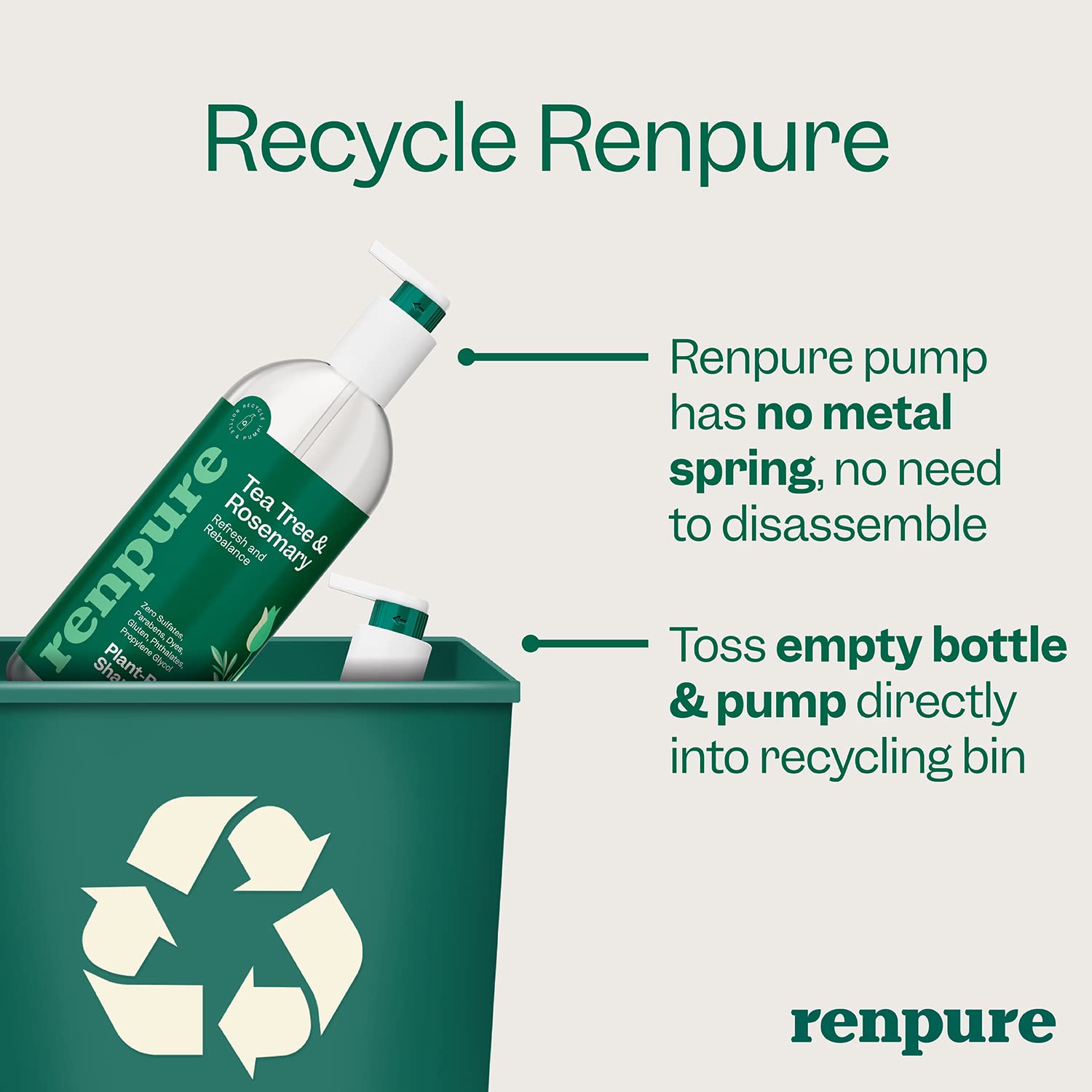 Renpure Coconut Cream Conditioner, 24oz