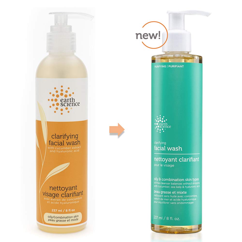 Earth Science Clarifying Facial Wash, Pack of 3