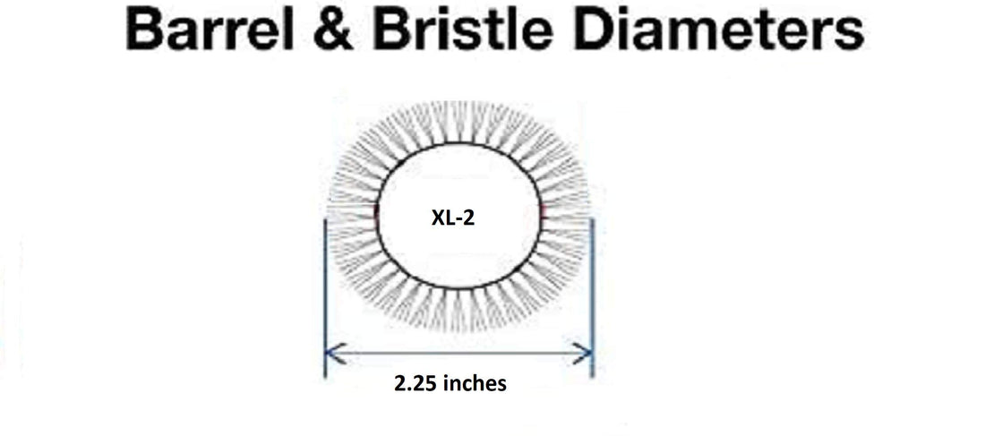 Phillips Brush Xl 2 Round Brush With Reinforced Boar Bristle And Aluminum Barrel 2.25 Inch Diameter