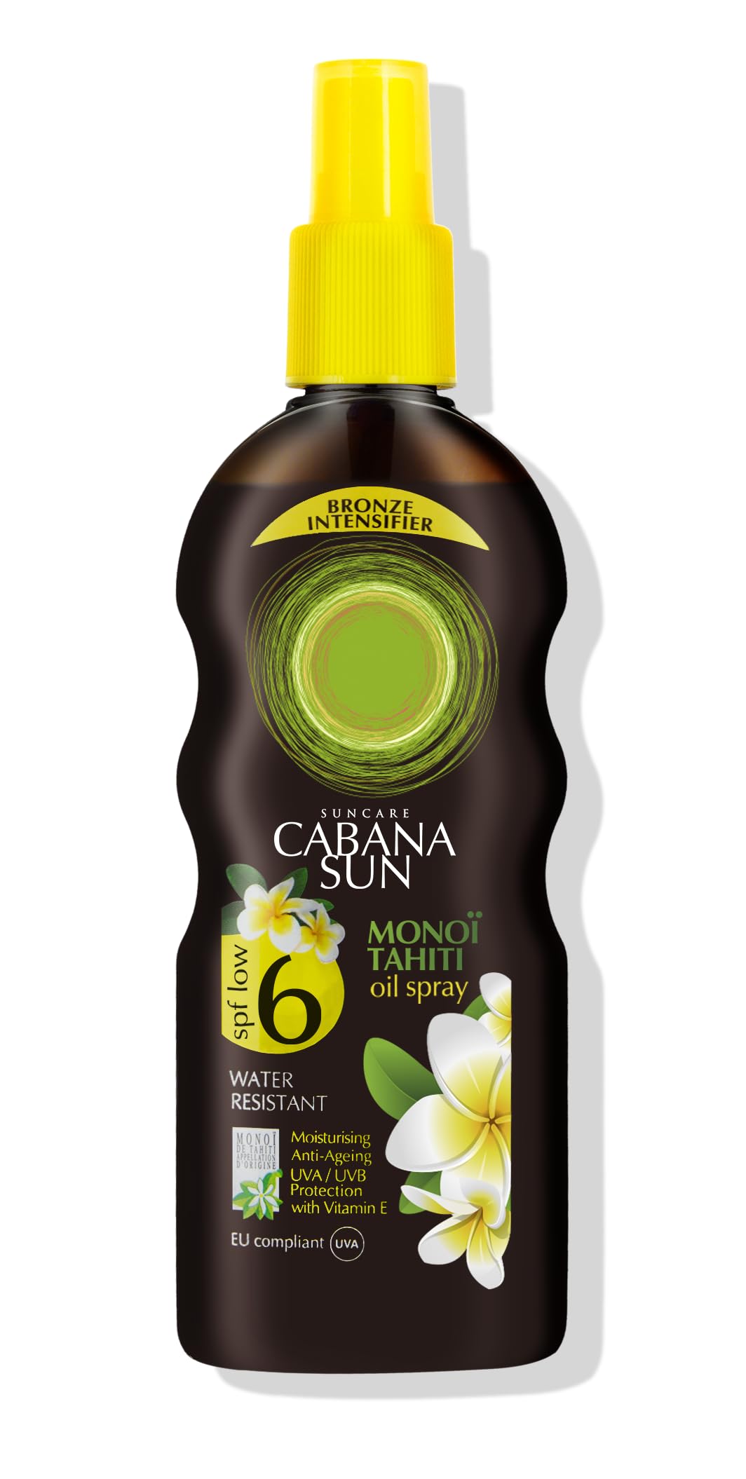Cabana Sun Bronze Monoï Tahiti Oil Spray SPF 6 Water...