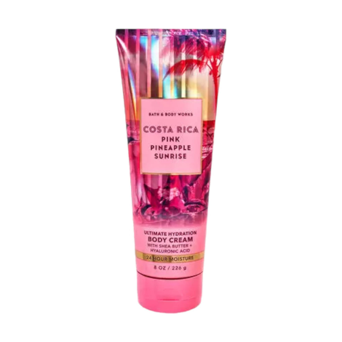 Bath & Body Works Ultimate Hydration Body Cream For Women 8 Fl Oz 1- Pack (8 Ounce (Pack of 1), Pink Pineapple Sunrise)