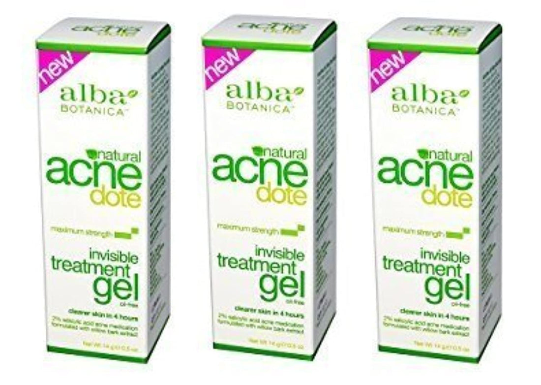 Alba Botanica: Natural ACNEdote Invisible Treatment Gel 0.5 oz (3 pack)